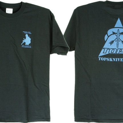 T-Shirt Blue Black Large