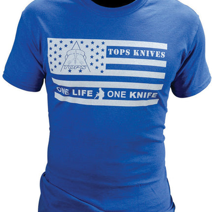 T-Shirt Flag Logo Blue XXL