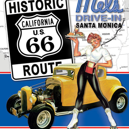 Mels Diner Route 66 Sign