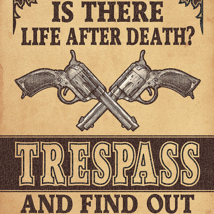 Trespass Sign