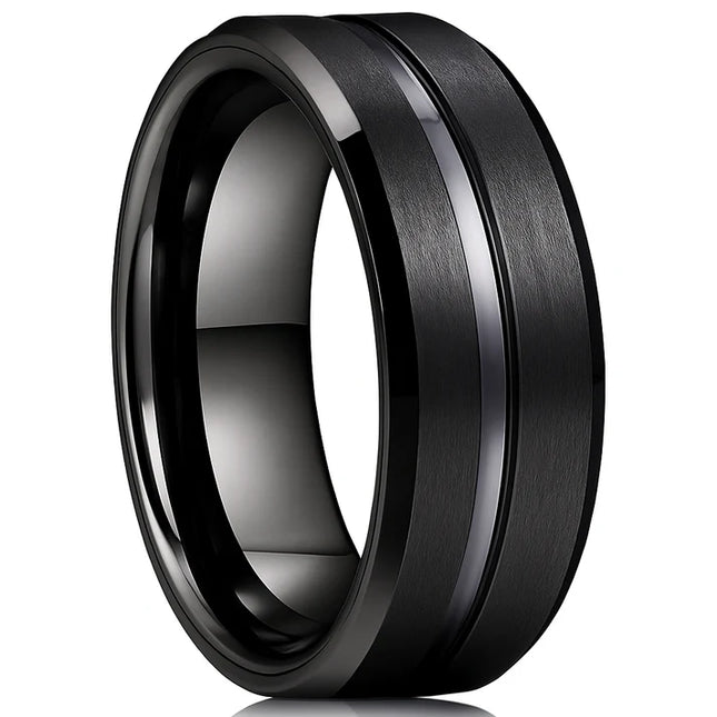 Tungsten Wedding Band 8mm