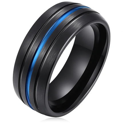 Tungsten Wedding Band 8mm