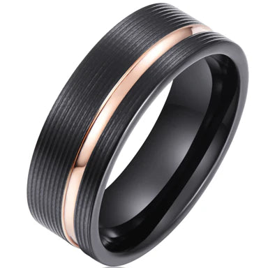 Tungsten Wedding Band 8mm
