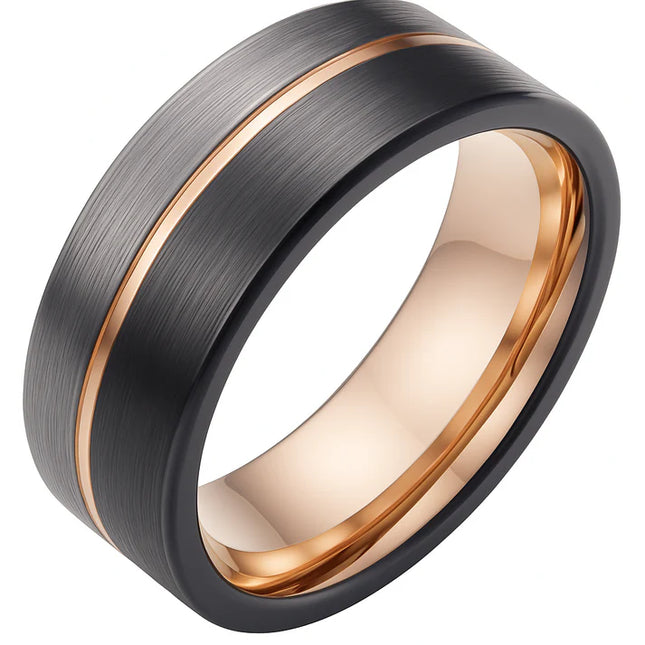Tungsten Wedding Band 8mm