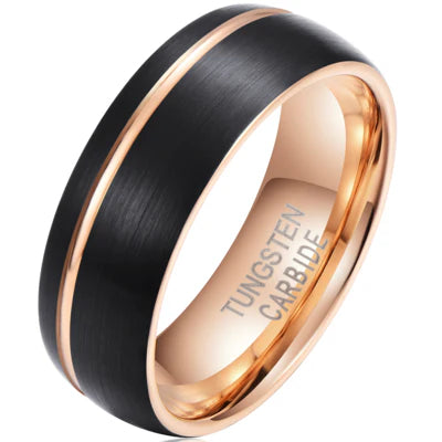 Tungsten Wedding Band 8mm