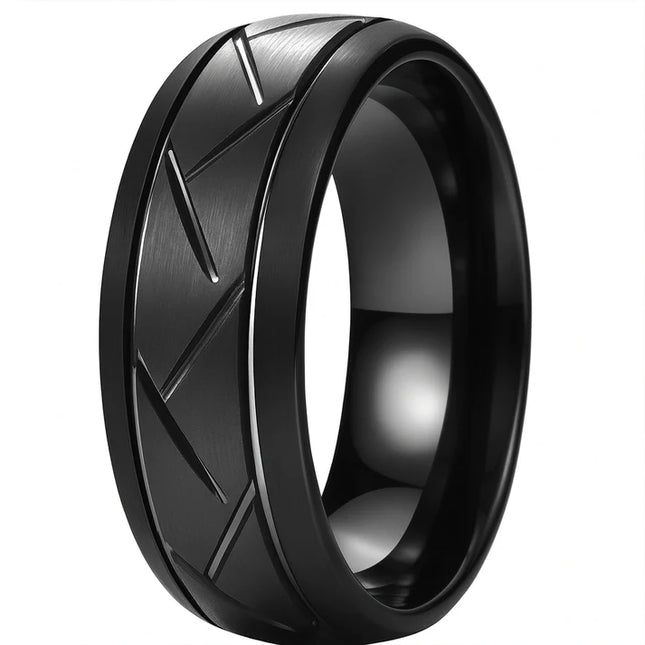 Tungsten Wedding Band 8mm