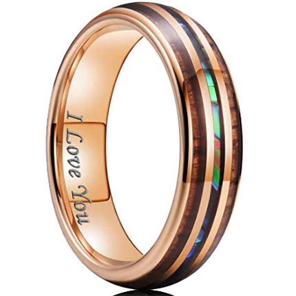 Tungsten Wedding Band 6mm