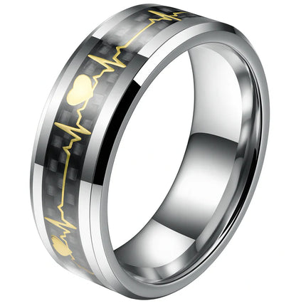 Tungsten Wedding Band 8mm