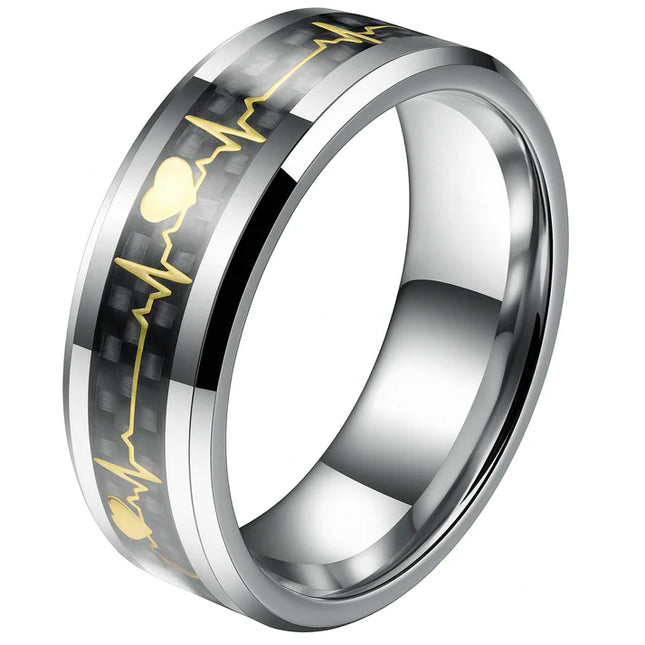 Tungsten Wedding Band 8mm