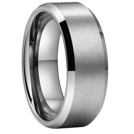 Tungsten Wedding Band 8mm