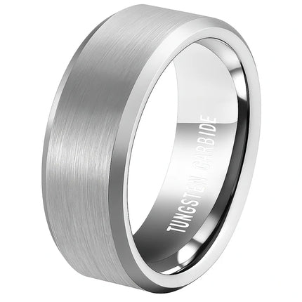 Tungsten Wedding Band 8mm