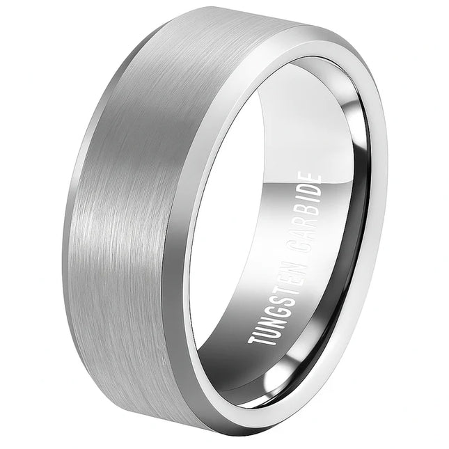 Tungsten Wedding Band 8mm