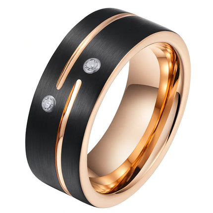 Tungsten Wedding Band 8mm