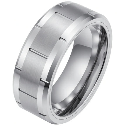 Tungsten Wedding Band 8mm