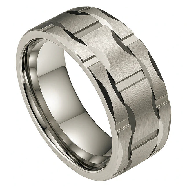 Tungsten Wedding Band 8mm