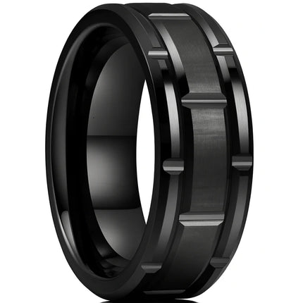 Tungsten Wedding Band 8mm