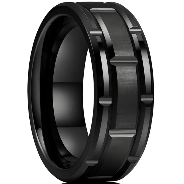 Tungsten Wedding Band 8mm