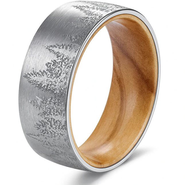 Tungsten Wedding Band 8mm