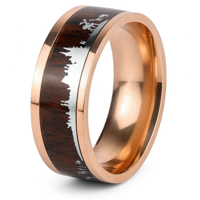 Tungsten Wedding Band 8mm
