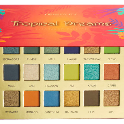 Tropical Dreams Eyshadow Palette by OPV Beauty