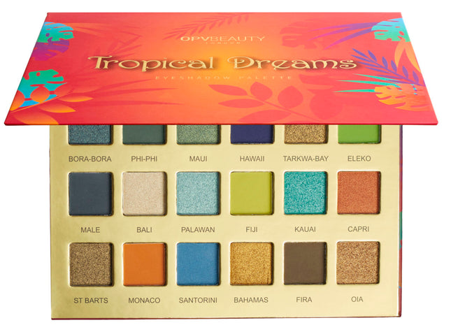 Tropical Dreams Eyshadow Palette by OPV Beauty