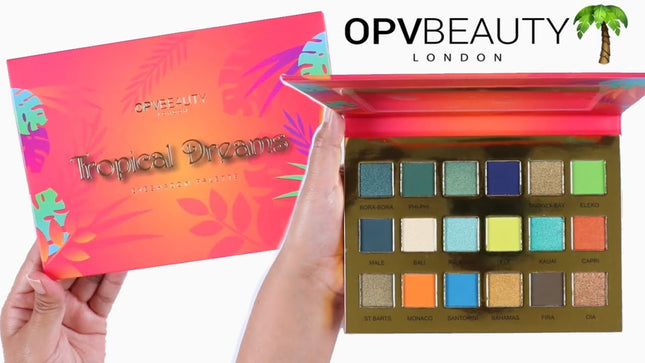 Tropical Dreams Eyshadow Palette by OPV Beauty