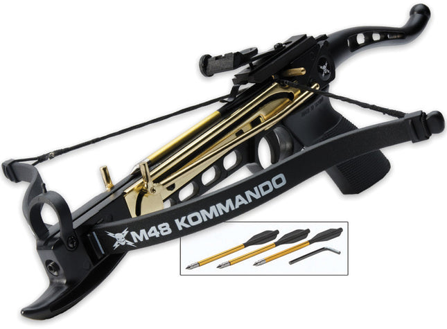 Self-Cocking Pistol Crossbow