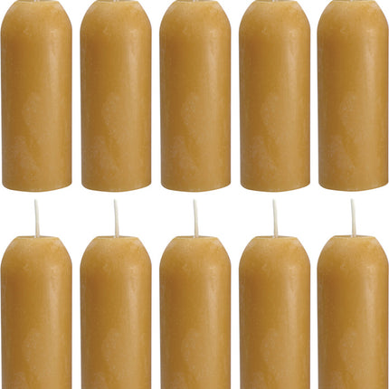 12 Hour Beeswax Candles 10pc