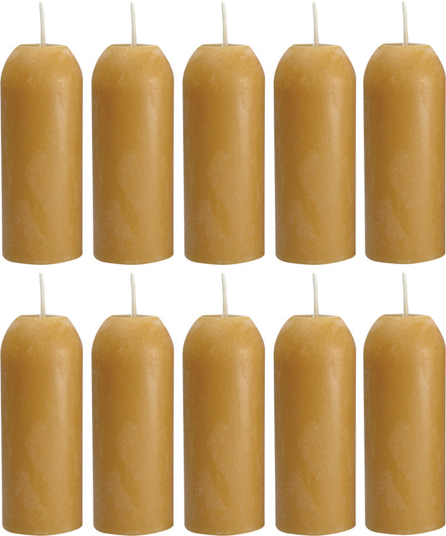 12 Hour Beeswax Candles 10pc