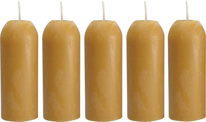 12 Hour Beeswax Candles 5pc