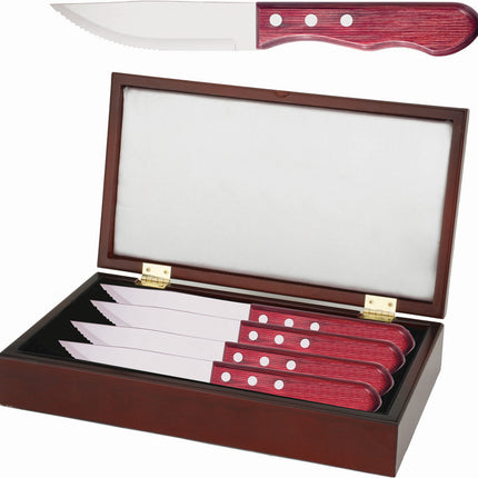 Big Red Steak Knife Set