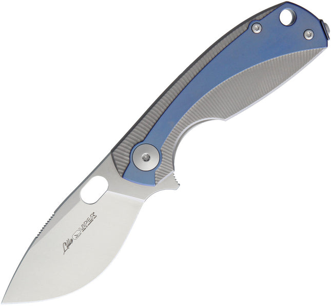 Lille Framelock Titanium Blue