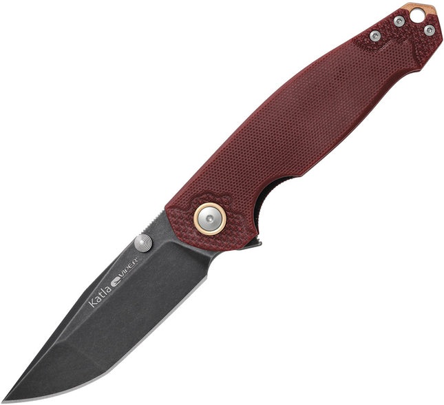 Katla Linerlock LE Red G10