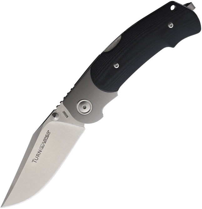 TURN Lockback Black G10