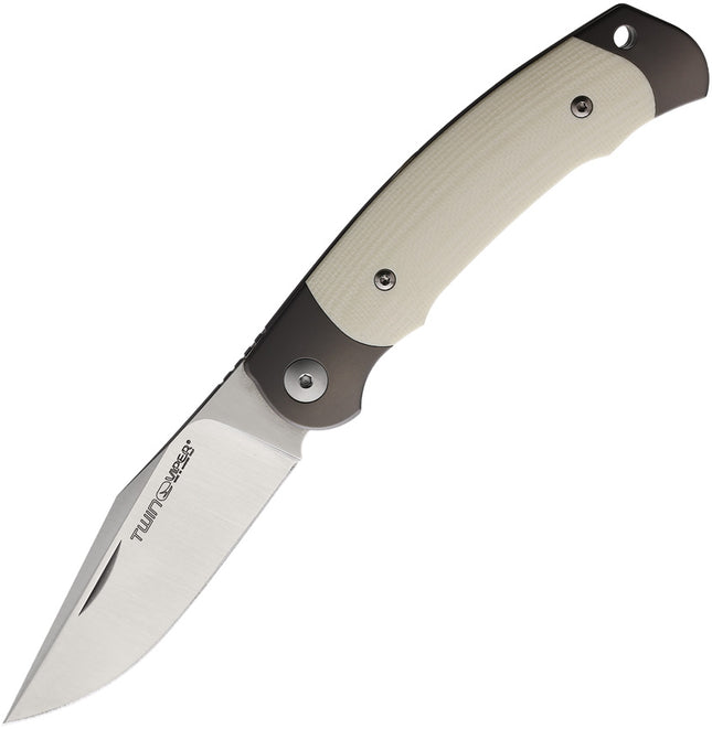 Twin Slip Joint Ivory G10