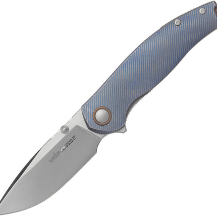 Vale Linerlock Blue Ti