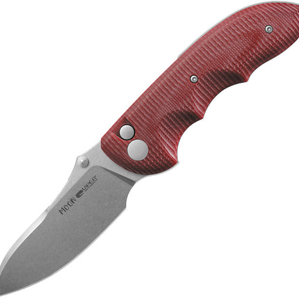 Moon Button Lock Red G10