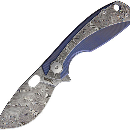 Lille Framelock Blue Titanium