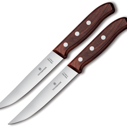 Steak Knife Set 2pc Wood