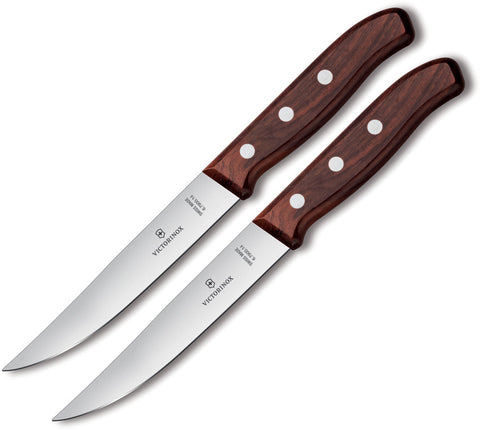 Steak Knife Set 2pc Wood