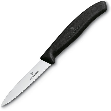 Paring Knife Black Serrated