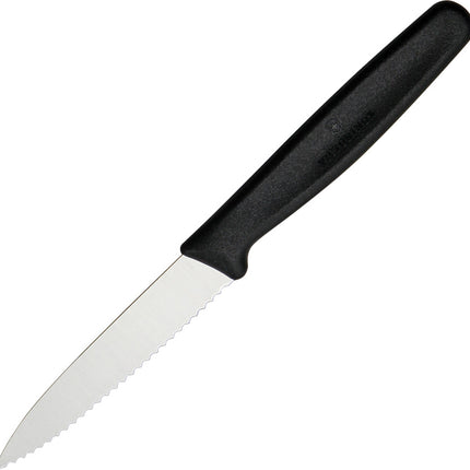 Paring Knife Serrated Black