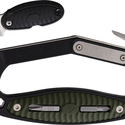 C.R.A.B.  Black Green Handle