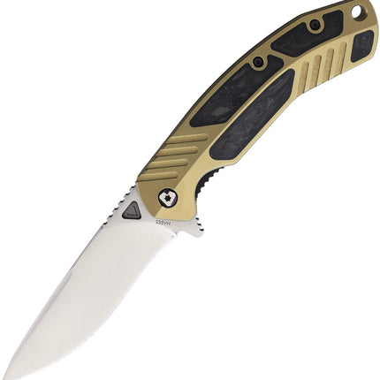 Tectonic Linerlock CF Gold