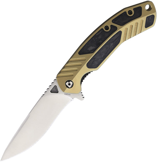 Tectonic Linerlock CF Gold