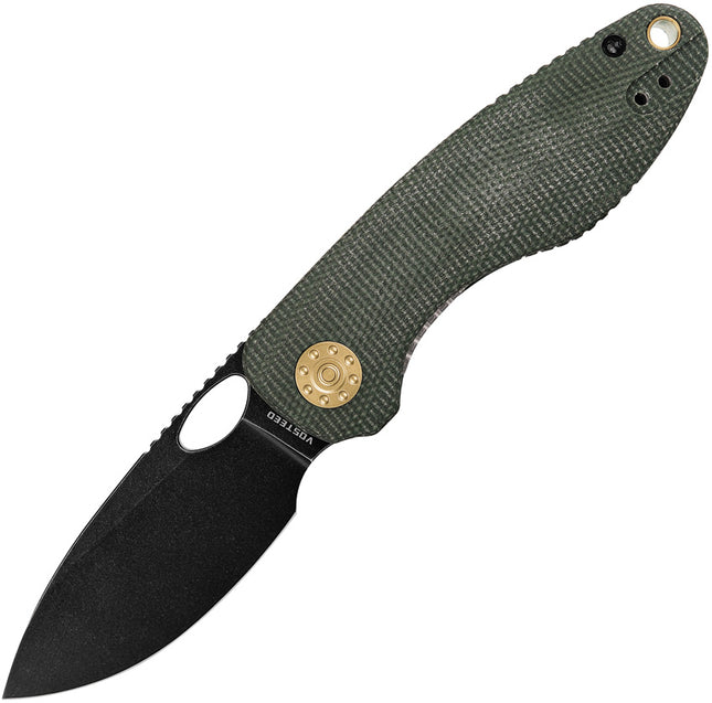 Acorn Linerlock Green Micarta