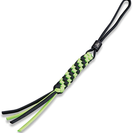 Paracord Lanyard Grn/Blk