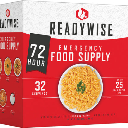 72 Hour Emergency Food Supply