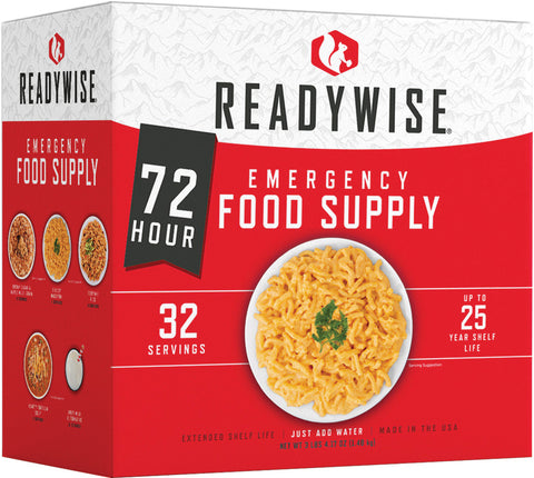 72 Hour Emergency Food Supply