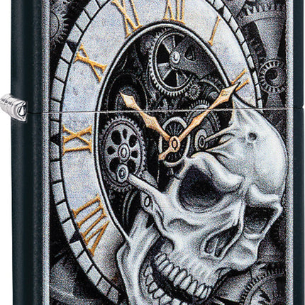 Skull Clock Design Lighter